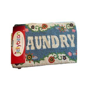 NEW‎ Jellybean Washable Rug 20x30 The Laundry Room100% Polyester Upper and Back